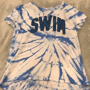 Girls swim shirt from Justice!